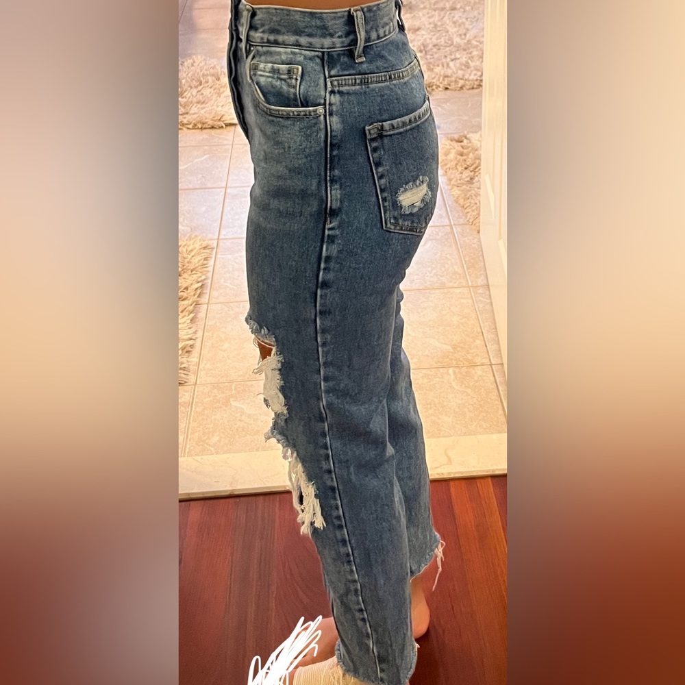 PacSun Ripped Straight Jeans - Picture 3 of 4